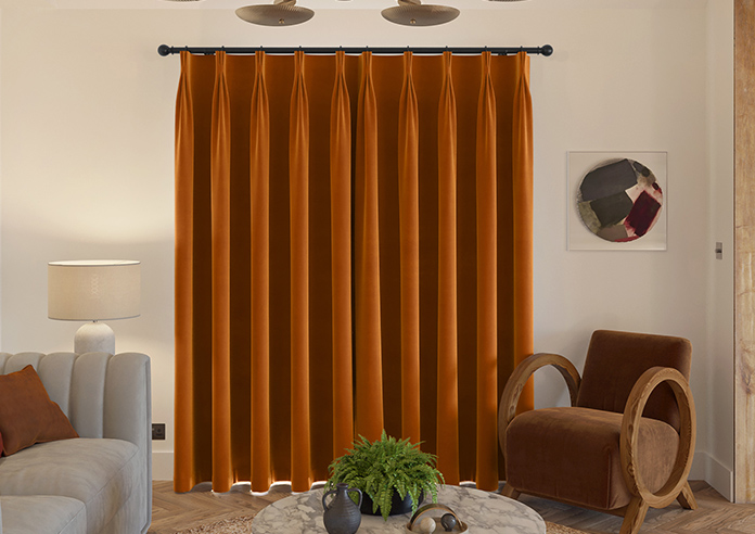 Ultra Luxe Velvet, Rust - Made to Measure Curtains - Image 7